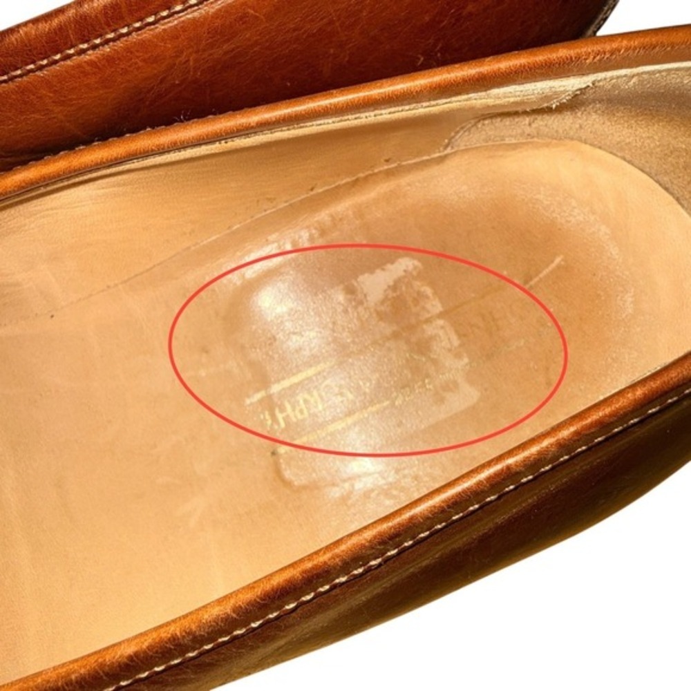 Johnston & Murphy Loafers Mens 8.5W Pre-Owned Brown Tassel Braided Leather Italy - Picture 7 of 16